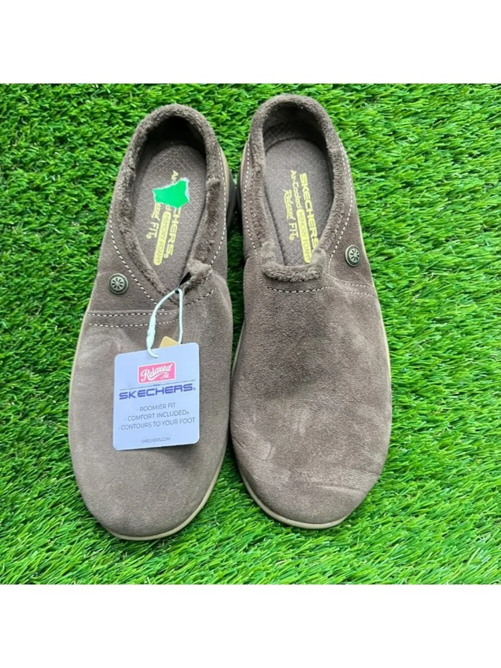 Skechers Easy Going Lovely Latte Womens Size 6 Chocolate Comfort Clogs Shoes